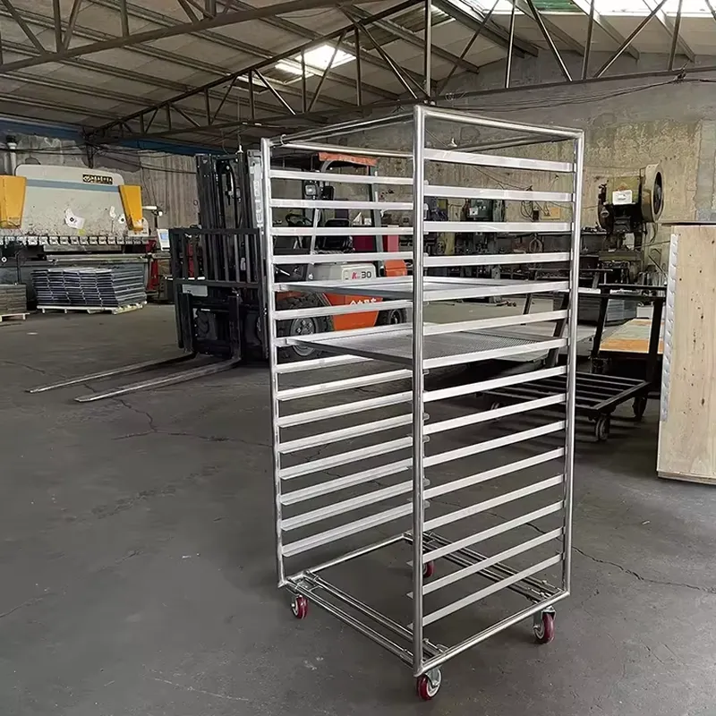 Kitchen Baking Cart - 15 Tier Stainless Steel Cooling Rack