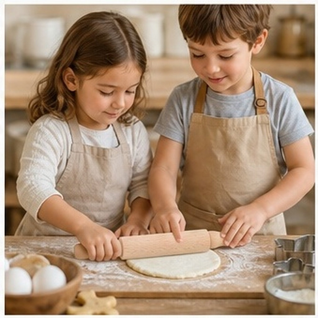 Wooden Rolling Pin 23cm Mini P - Kitchen Roller Baking ulasan dan harga