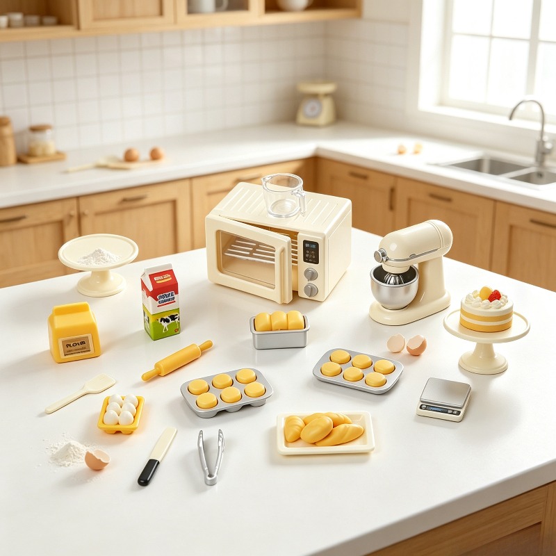 Mini Baking Time Pretend Play  - Kitchen Kids Baking Set ulasan dan harga